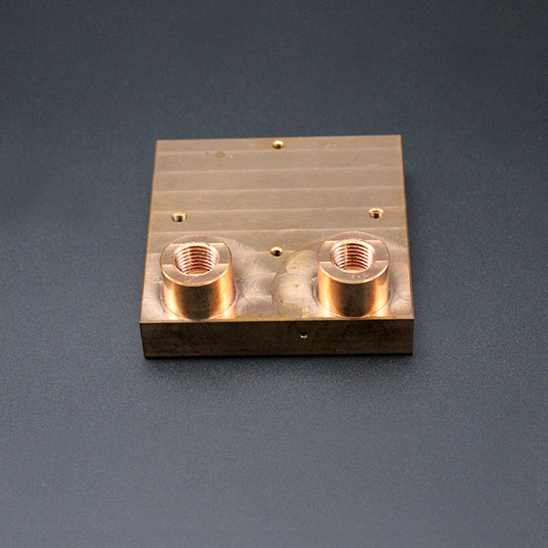 Water-cooled copper block