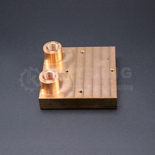Water-cooled copper block