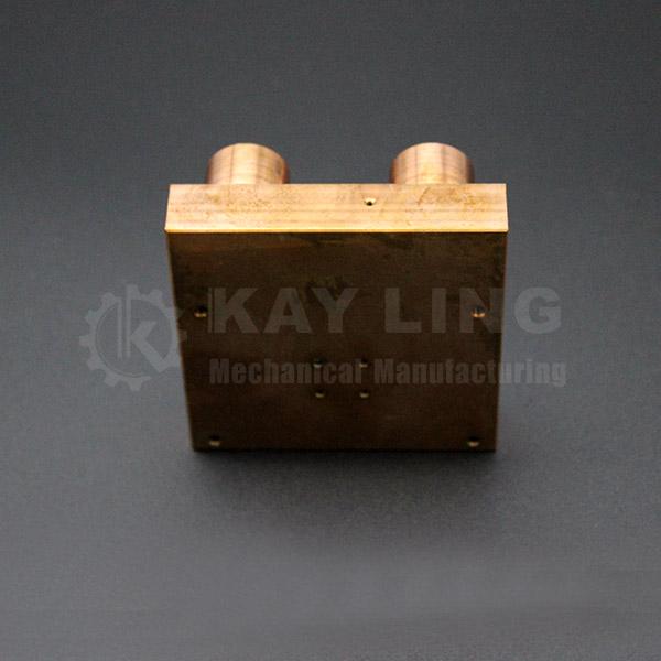 Water-cooled copper block