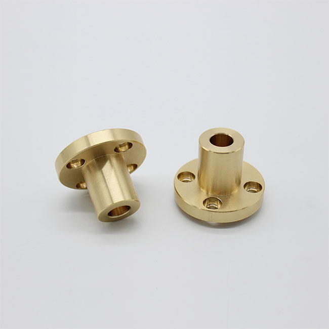 Cnc custom-manufactured brass parts