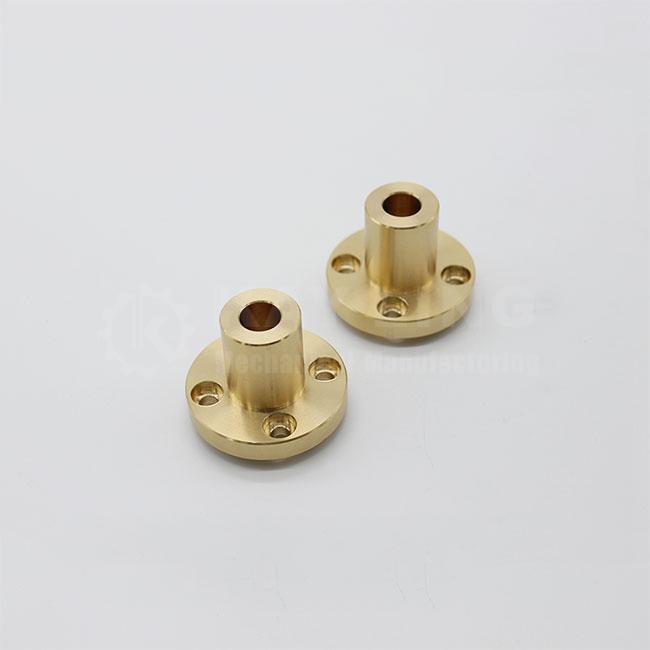 Cnc custom-manufactured brass parts