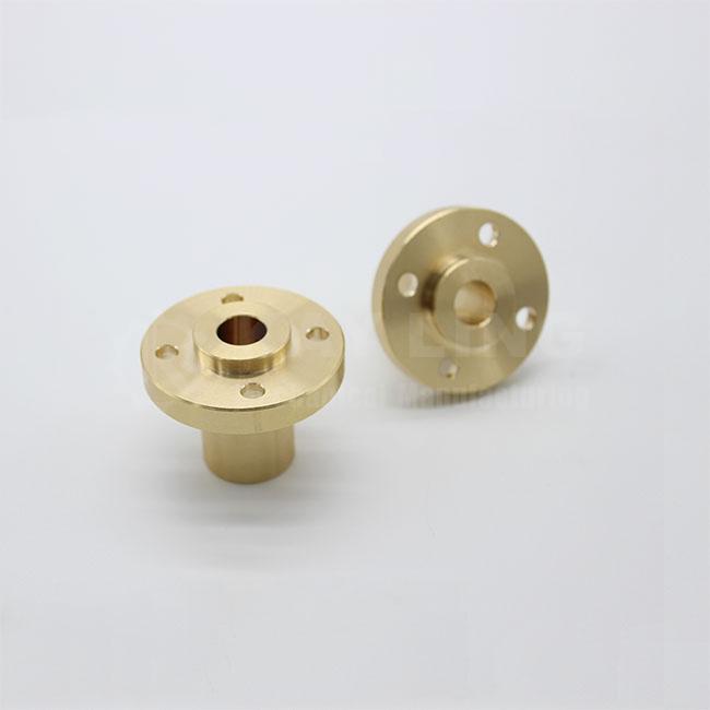 Cnc custom-manufactured brass parts