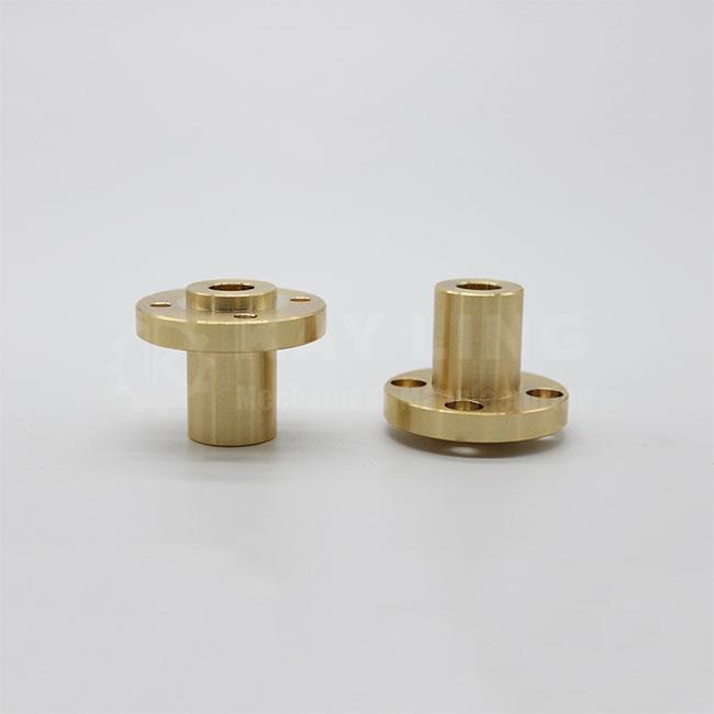 Cnc custom-manufactured brass parts