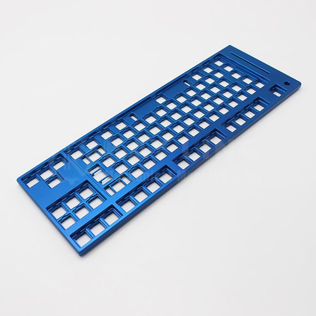 OEM customized Anodized Black Aluminum Metal Keyboard Plate for Cases